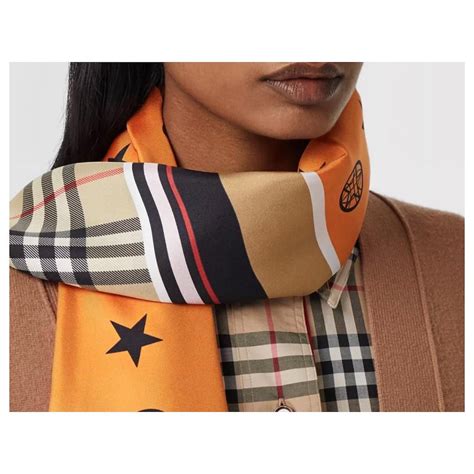 foulard soie burberry